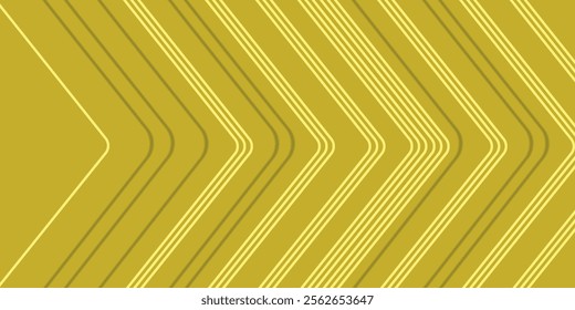 Bright abstract background with bright yellow wavy lines. Modern glossy contour lines. Dynamic fluid shapes. Liquid shapes.