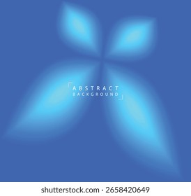  Bright abstract blue background featuring a glowing floral-like shape with soft light effects. Perfect for modern digital designs, wellness themes, technology visuals, and elegant presentation 