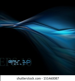 Bright abstract blue background. Vector illustration eps 10