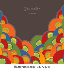 bright abstract card