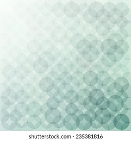 Bright abstract circles background with mosaic style. Modern banner design template, vector illustration.