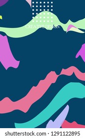Bright abstract color background. Vector illustration of business.