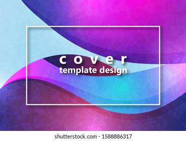 Bright abstract color waves, texture. Abstract business background, corporate design.   Vector illustration.