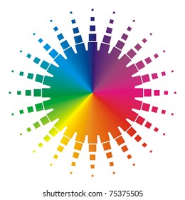 bright abstract colorful background in rainbow colors