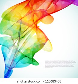 Bright abstract colorful vector background.