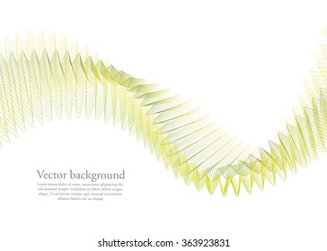 Helles abstraktes Konzept, Wellen Hintergrund. Vektorgrafik-Corporate Design