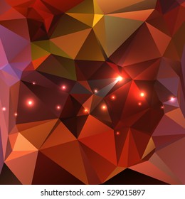 Bright abstract creative Polygon background 
