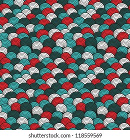 bright abstract doodle background