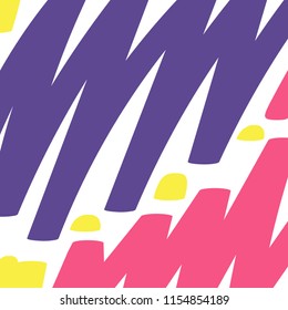 Bright abstract elements on a white background. Vector illustration.