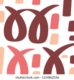 Bright abstract elements on a white background. Vector illustration.