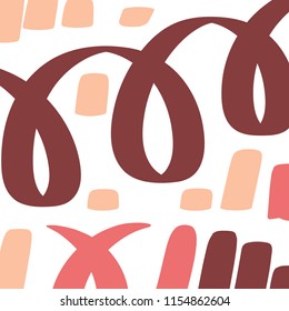 Bright abstract elements on a white background. Vector illustration.