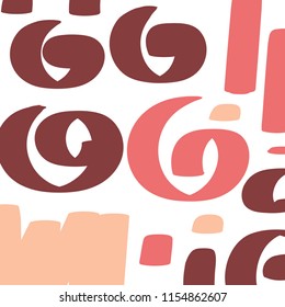 Bright abstract elements on a white background. Vector illustration.