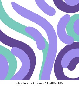 Bright abstract elements on a white background. Vector illustration.