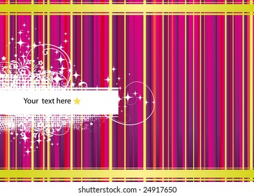 Bright abstract flores background, element for design