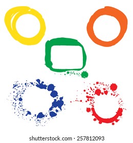 bright abstract frames