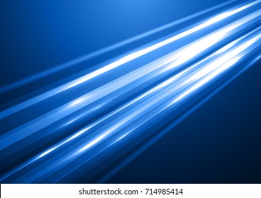 Bright abstract futuristic speed light from the sky background. Vector illustration