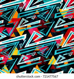bright abstract geometric colored background