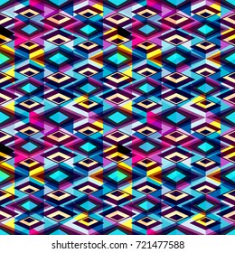 bright abstract geometric colored seamless background