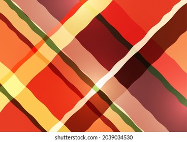 Rayas irregulares geométricas abstractas y luminosas. Sobreposición de formas. Adecuado para materiales promocionales, folletos, banners. Ilustración del vector
