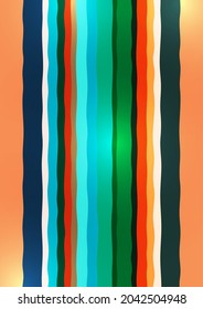 Bright abstract geometric irregular stripes. Overlapping shapes. Suitable for promotional materials, brochures, banners. Vector illustration