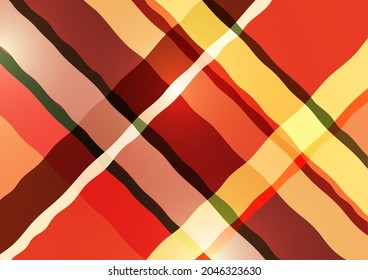 Rayas irregulares geométricas abstractas y luminosas. Sobreposición de formas. Adecuado para materiales promocionales, folletos, banners. Ilustración del vector