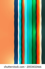 Bright abstract geometric irregular stripes. Overlapping shapes. Suitable for promotional materials, brochures, banners. Vector illustration
