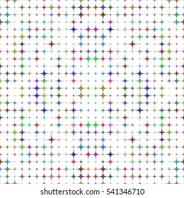 Bright Abstract Geometric Pattern with Colorful Diamonds. Ornament with Rhombs for Tile, Fabric, Textile, Wallpaper, Prints