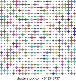 Bright Abstract Geometric Pattern with Colorful Diamonds. Ornament with Rhombs for Tile, Fabric, Textile, Wallpaper, Prints