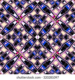bright abstract geometric polygons background vector illustration
