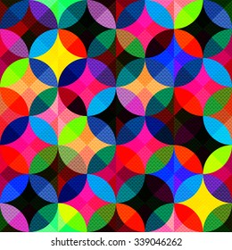 bright abstract geometric seamless background