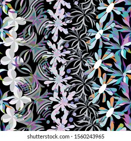 Bright abstract geometric seamless pattern in graffiti style quality illustration for your design