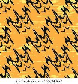 Bright abstract geometric seamless pattern in graffiti style quality illustration for your design