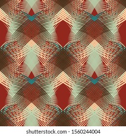 Bright abstract geometric seamless pattern in graffiti style quality illustration for your design