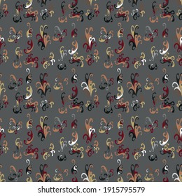 Patrón geométrico abstracto brillante sin costuras en el estilo del graffiti. Ilustración vectorial de calidad para su diseño