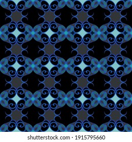 Bright abstract geometric seamless pattern in graffiti style. Quality vector illustration for your design