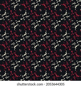 Bright abstract geometric seamless pattern in graffiti style. Quality vector illustration for your design