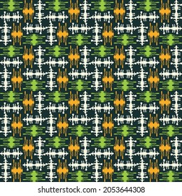 Bright abstract geometric seamless pattern in graffiti style. Quality vector illustration for your design