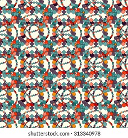 bright abstract geometric seamless pattern vector illustration
