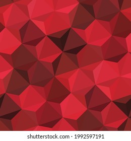 Bright abstract geometric texture in shades of red. Background for your design invitations, presentations, flyers, brochures and booklets. Vector illustration.