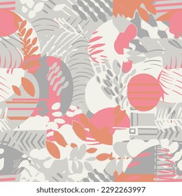 bright abstract geometric tropical seamless pattern for sportswear