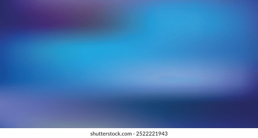 Bright abstract gradient background with blue, yellow, red, pink colors. Vector horizontal trendy style concept for summer, spring party poster, flyer, web banner