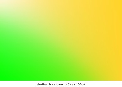 Bright abstract green to yellow gradient background vector eps . template background 