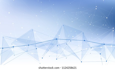 bright abstract illustration of a digital world - a color defocused background and a digital wave. It symbolizes the digital economy, network technologies, cloud technologies, Internet, communications