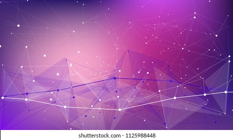 bright abstract illustration of a digital world - a color defocused background and a digital wave. It symbolizes the digital economy, network technologies, cloud technologies, Internet, communications