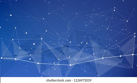 bright abstract illustration of a digital world - a color defocused background and a digital wave. It symbolizes the digital economy, network technologies, cloud technologies, Internet, communications