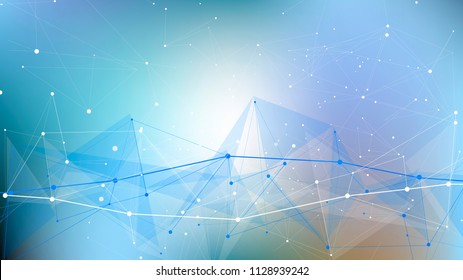 ilustración abstracta brillante de un mundo digital: fondo desenfocado de color y onda digital. Simboliza la economía digital, las tecnologías de redes, las tecnologías de nube, Internet, las comunicaciones