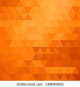 
Bright abstract illustration. orange triangles