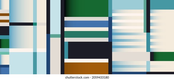 Bright abstract minimalist striped print. Contemporary seamless pattern. Fashionable template for design. 