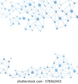 bright abstract molecule on a white background.