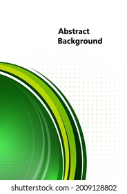 Bright abstract overlapping circles with halftones. Use geometric template for brochure cover, poster, web banner, leaflet, flyer, etc. Vector illustration